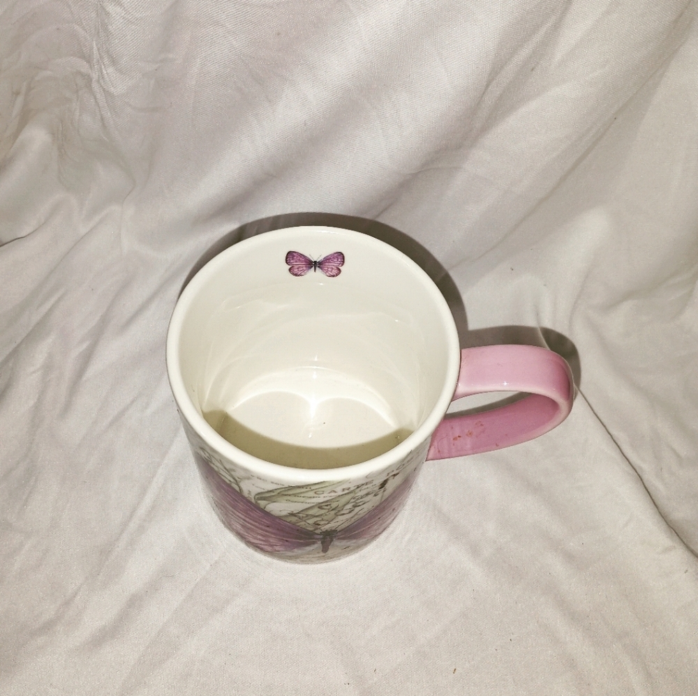 Lang Lavender Butterfly Cup Mug - Picture 3 of 4